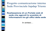Progetto comunicazione interna Sede Provinciale Inpdap Trieste