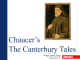 Chaucer`s The Canterbury Tales