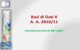 Installazione Oracle DB 11gR2