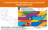 Slide Piano Regionale Politiche Sociali 2013
