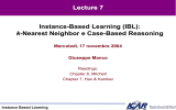 Instance-Based Learning - ICAR-CNR