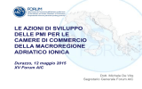 Michele De Vita, Forum AIC - Il forum delle Camere di Commercio