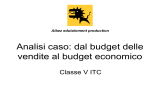 Esercitazione su budget economico (Prof. G. Albezzano)