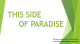 This side of paradise - marilenabeltramini.it