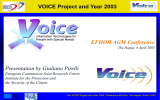 VOICE Project and Year 2003 Presentation by