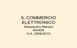 il commercio elettronico - Dipartimento di Informatica