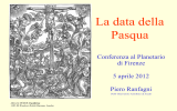 La_data_della_Pasqua.. - Osservatorio Astrofisico di Arcetri