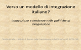Verso un modello di integrazione italiano?