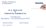 Deloitte Documentazione Iva Dogane e Accise 2012