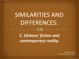 C. Dickens` fiction and contemporary reality