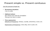 Present simple vs. Present conituous - B1-Filippetto-2nd