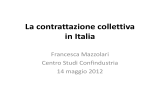 La contrattazione collettiva in Italia