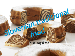 SLOVENIA 2- Slovenian traditional food
