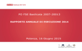 Diapositiva 1 - FSE Basilicata