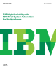 SAP High Availability with IBM Tivoli System Automation for Multiplatforms IBM Software Group