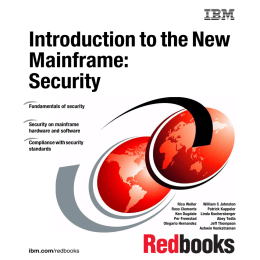 Introduction to the New Mainframe: Security Front cover