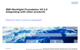 IBM Worklight Foundation V6.2.0 Integrating with other products Rational Team Concert integration