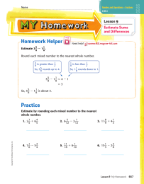 Homework Helper Practice _ Lesson 9