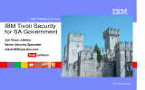 IBM Tivoli Security for SA Government IBM Software Group Jan Claus Julicher