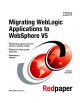 Migrating WebLogic Applications to WebSphere V5 Front cover