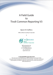 A Field Guide to Tivoli Common Reporting V3