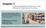 Chapter 7 Enhancing Business Processes Using Enterprise Information Systems