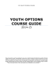 YOUTH OPTIONS COURSE GUIDE 2014-15