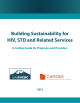 Building Sustainability for HIV, STD and Related Services 2015