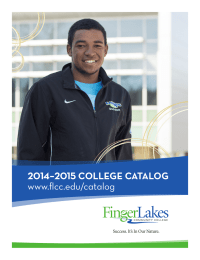 2014–2015 COLLEGE CATALOG www.flcc.edu/catalog