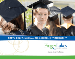 FORTY-EIGHTH ANNUAL COMMENCEMENT CEREMONY
