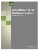 Annual Report to the Michigan Legislature 2015