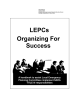 LEPCs Organizing For Success