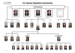 U.S. Nuclear Regulatory Commission The Commission