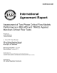 International Agreement Report