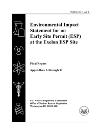 Environmental Impact Statement for an Early Site Permit (ESP)