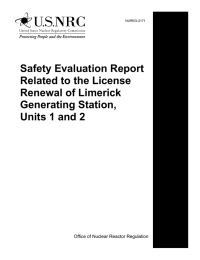 Safety Evaluation Report Related to the License Renewal of Limerick