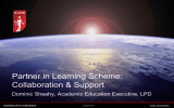 Partner in Learning Scheme: Collaboration &amp; Support