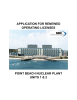 APPLICATION FOR RENEWED OPERATING LICENSES POINT BEACH NUCLEAR PLANT UNITS 1 &amp; 2