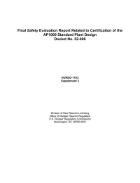 Final Safety Evaluation Report Related to Certification of the