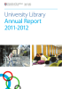 University Library Annual Report 2011-2012