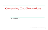 Comparing Two Proportions BPS chapter 21 © 2006 W.H. Freeman and Company