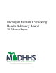 Michigan Human Trafficking Health Advisory Board 2015 Annual Report