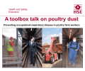 A toolbox talk on poultry dust Health and Safety Executive