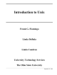 Introduction to Unix Frank G. Fiamingo Linda DeBula Linda Condron