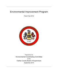 Environmental Improvement Program  Environmental Coordinating Committee Fairfax County Board of Supervisors