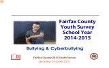 Fairfax County Youth Survey School Year 2014-2015