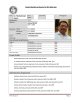 Faculty Details proforma for DU Web-site Dr. Mohammad Kazim Designation