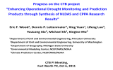 Progress on the CTB project “Enhancing Operational Drought Monitoring and Prediction