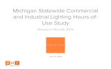 Michigan Statewide Commercial and Industrial Lighting Hours-of- Use Study Research Results 2014