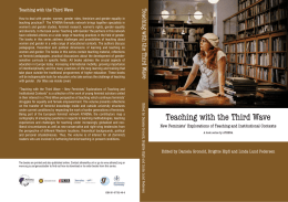 Teaching with the Third W Teaching with the Third Wave